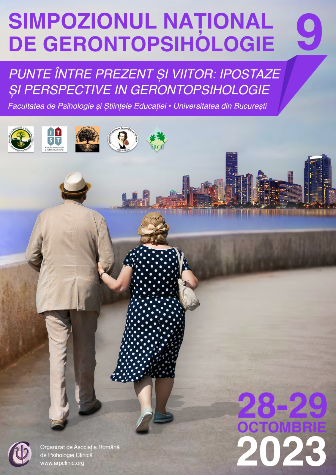 AFIȘ - Simpozionul Național de GerontoPsihologie - 9, București, 28-29 octombrie 2023